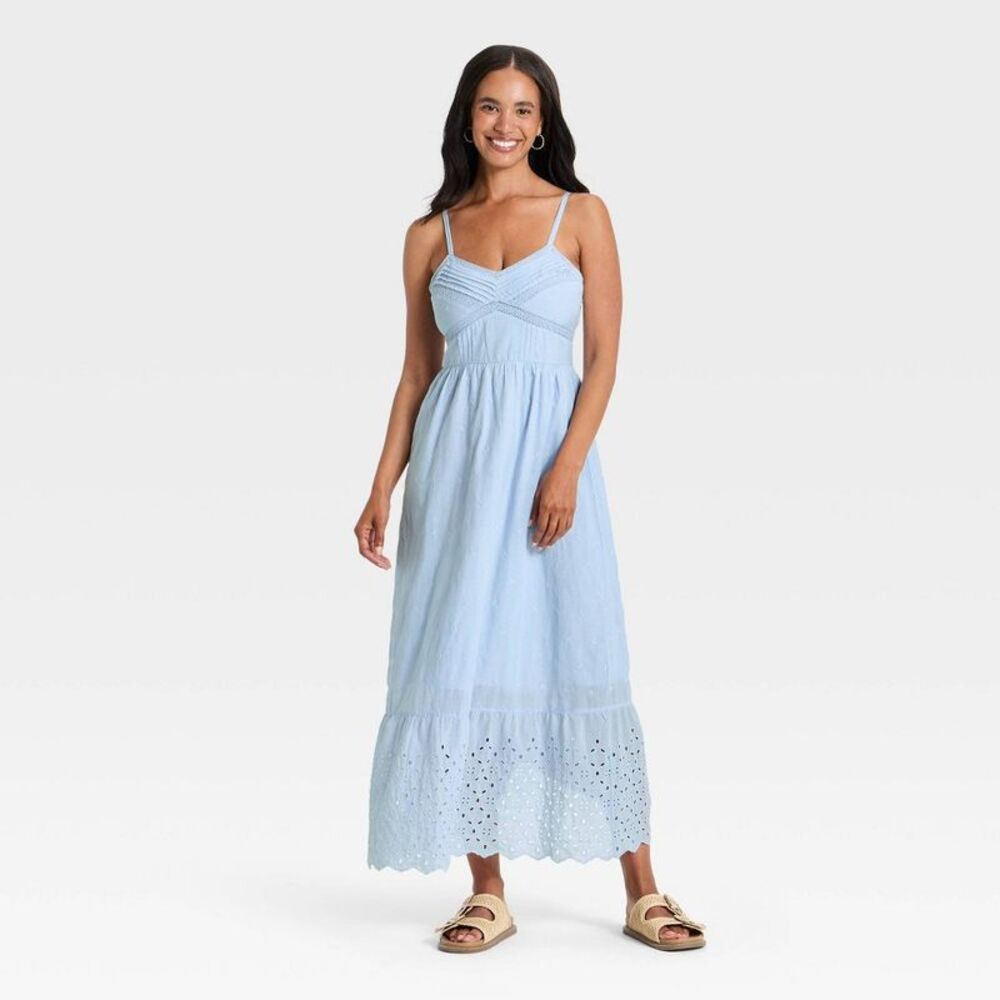 Women's Cami Midi Sundress - Universal Thread Light Blue L